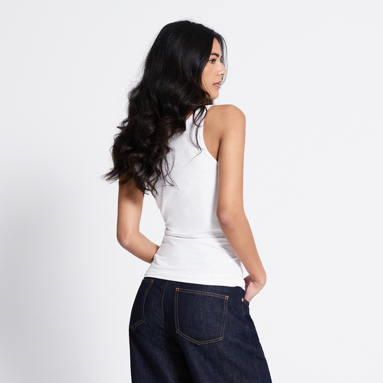 Basic tank top "Fanny" White
